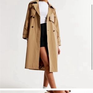 Abercrombie Trench Coat X-Small Petite